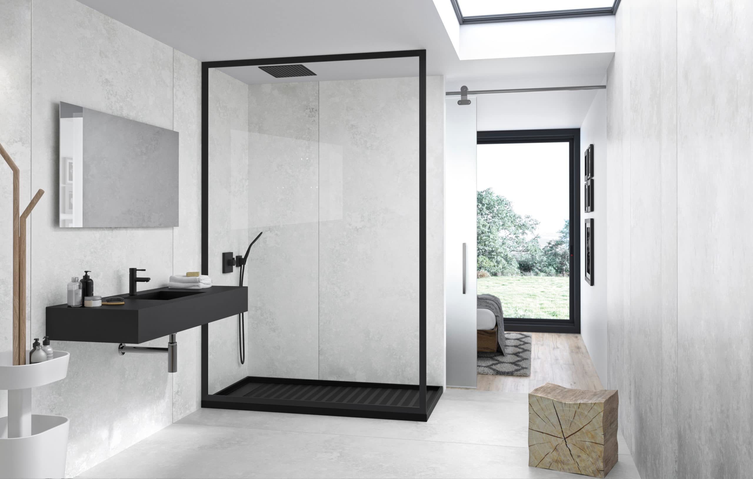 Baño_Cosentino CO_4 ELEGANCE KADOR_AMB-1 baño acristalado