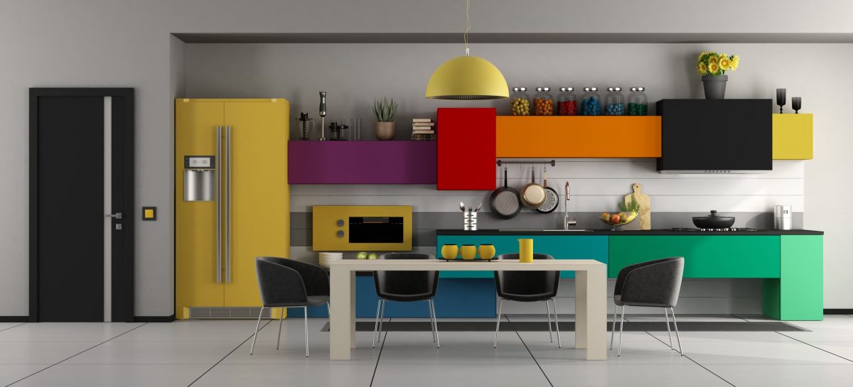 Inspiración: cocinas de colores para darle un toque alegre a tu hogar