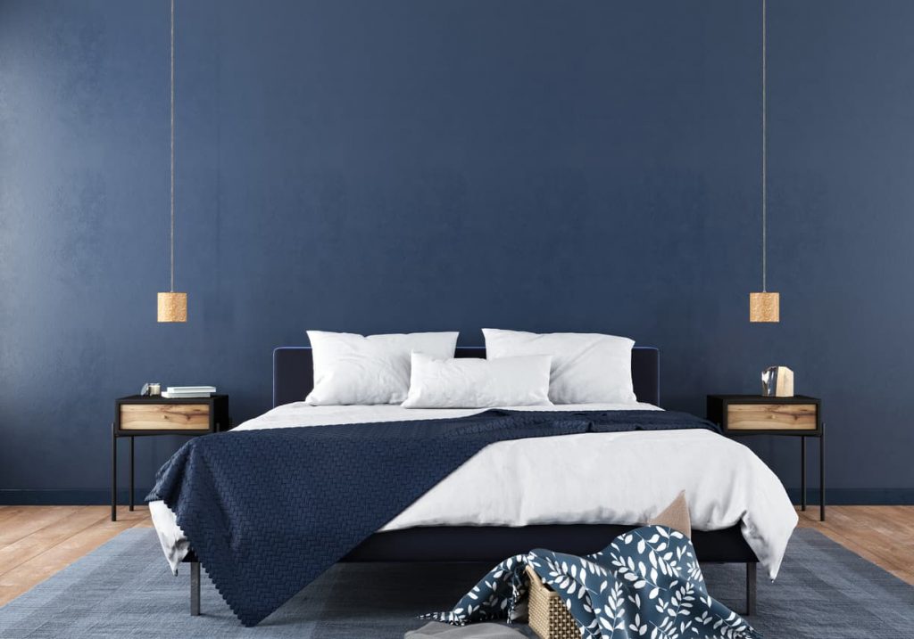 azul paredes dormitorio